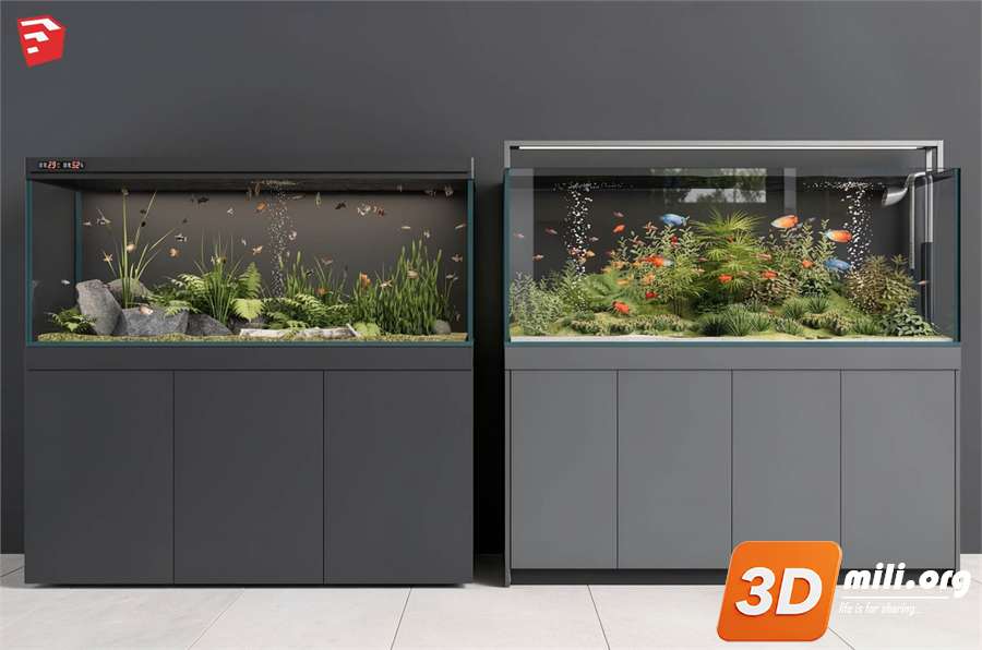 Aquarium Skp Files 
